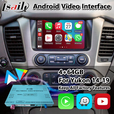 Interface vidéo multimédia Android pour voiture 2015-2020 GMC Yukon Intellilink System