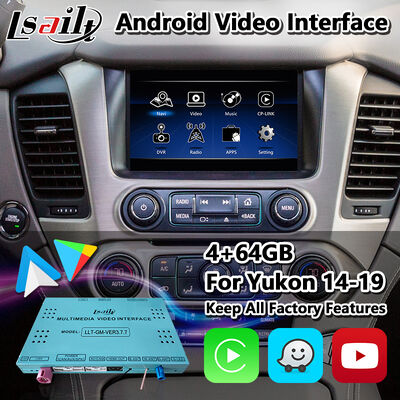 Interface multimédia vidéo Lsailt Android Carplay pour système Intellilink GMC Yukon 2015-2020