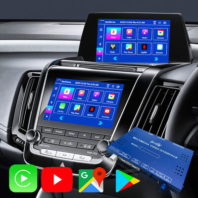 Boîtier d'interface OEM et CarPlay Android pour Crown S220 2018-2022 avec Android Auto, YouTube, Netflix, Google Play