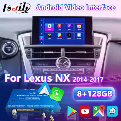 Interface vidéo multimédia Android pour le Lexus NX300h NX200t NX F-Sport