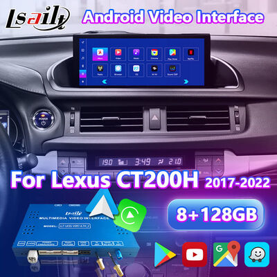 Interface vidéo de navigation Android pour Lexus CT 200h FSport 2017-2022