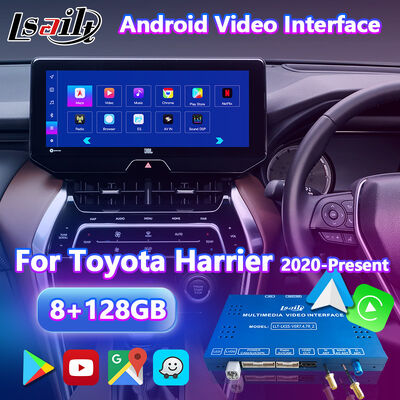 Lsailt Android Carplay Navigation Interface vidéo pour le module de radio de support Toyota Harrier Venza actuel 2020