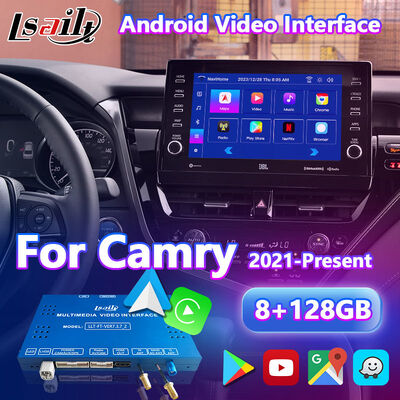 Lsailt Android Carplay Navigation Interface vidéo pour 2021-2024 Toyota Camry Hybrid XSE XLE SL SE XV70
