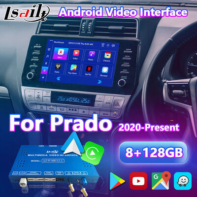 Interface de navigation vidéo Lsailt Android Carplay pour Toyota Land Cruiser Prado 150 (2020-Présent)