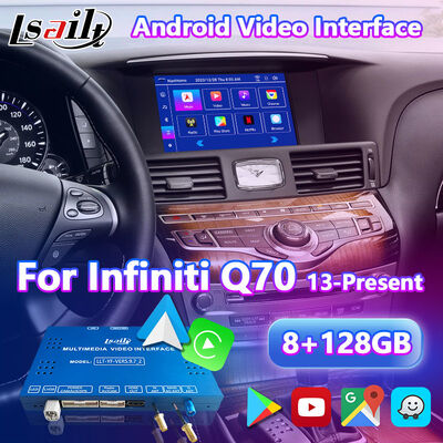 Boîte d'interface multimédia Lsailt Android Carplay pour Infiniti Q70S Q70L Q70 2013-2023
