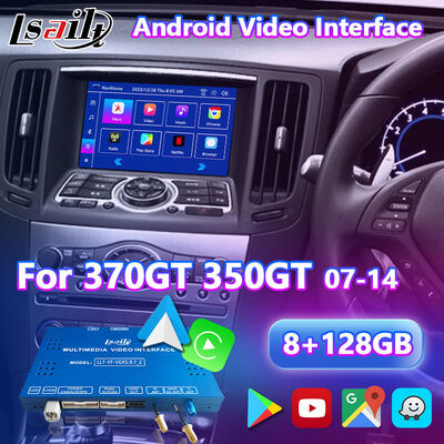 Lsailt Android Carplay Interface multimédia pour 2007-2014 Nissan Skyline 370GT 350GT V36