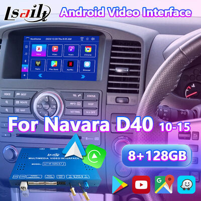Lsailt Android Carplay Interface vidéo multimédia pour 2010-2015 Nissan Navara D40
