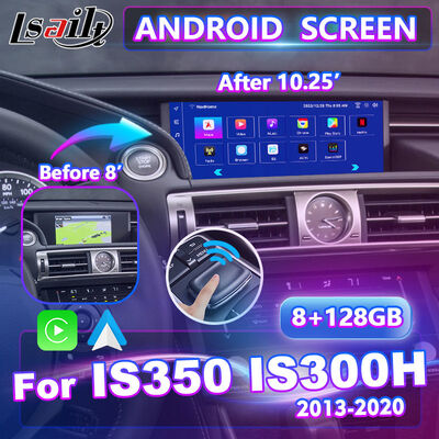 Lsailt Android Carplay Écran multimédia pour 2013-2020 Lexus IS 250 IS200T IS300 IS350 IS300h IS250