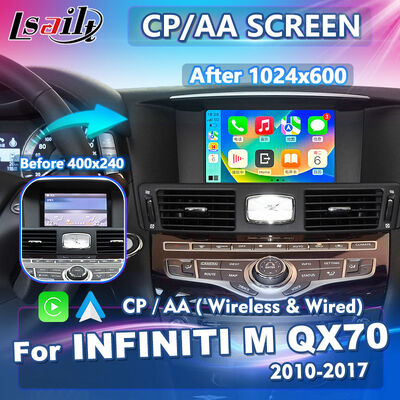 Lsailt – Interface Carplay sans fil Android Auto, pour Infiniti M25 M35 M30d M37 M56 M35h Y51 Q70 2010 – 2017