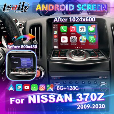 Lsailt Android Carplay Écran multimédia pour 2009-2020 Nissan GT Edition Nismo Coupe Roadster 370Z