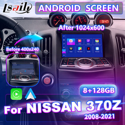 Affichage multimédia de voiture à écran Android pour Nissan 370Z GT 2008-2021
