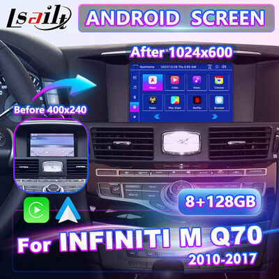 Lsailt – écran multimédia de voiture avec écran Android, pour Infiniti M25 M35 M30d M37 M56 M35h Y51 Q70 2010 – 2017