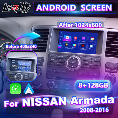 Écran multimédia de voiture à écran Android Lsailt pour Nissan Armada 2008-2016