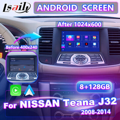 Lsailt Affichage multimédia de voiture à écran Android pour Nissan Teana J32 2008-2014