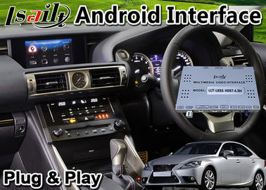L'interface visuelle de multimédia de Lsailt Android pour Lexus IS350 EST avec le navigateur modèle du contrôle 13-16 Carplay GPS de souris