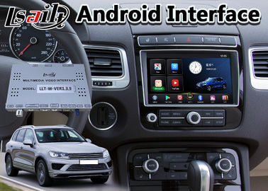 Interface visuelle de multimédia de Lsailt Android pendant 2011 - 2017 années VW Touareg RNS850