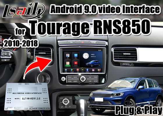 Interface visuelle de multimédia de Lsailt CarPlay&amp; Android pour l'appui YouTube, jeu de Tourage RNS850 2010-2018 de Google