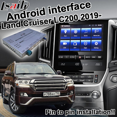 Biens automatiques visuels de Carplay Android de surclassement d'interface de voiture du Toyota Land Cruiser LC200