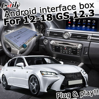 Automobile androïde carplay de boîte visuelle d'interface de navigation pour la boîte de navigation de généralistes de Lexus Gs 2012-2019 GS350 GS450h