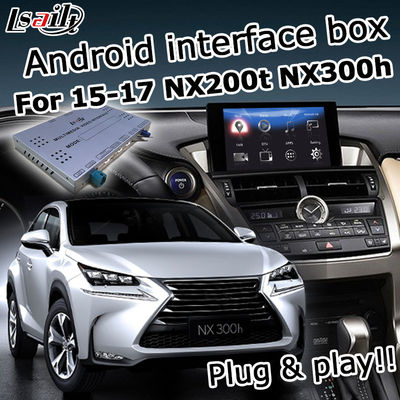 Automobile androïde carplay de youtube de waze de contrôle de touchpad de bouton de boîte de navigation de Lexus NX200t NX300h GPS