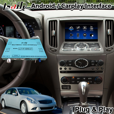 Interface vidéo multimédia Lsailt Android Carplay pour Infiniti G25 G35 G37