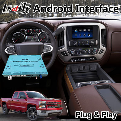Interface multimédia Lsailt Android Carplay pour Chevrolet Silverado 1500 2500 3500 2014-2019 avec système Mylink