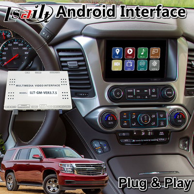 Interface de Lsailt 4+4GB Android Carplay pour Chevrolet Tahoe 2015 avec l'automobile sans fil d'Android