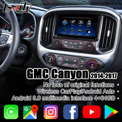 Interface sans fil de voiture de CarPlay Android pour GMC avec Google Play, YuTube, travail de Waze en canyon d'Acadia
