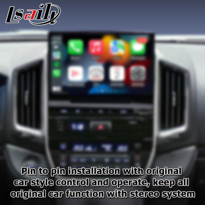 Boîte de navigation Android 13 pour voiture pour Toyota LC200 GXR Unité Fujitsu Carplay waze youtube vue arrière etc.