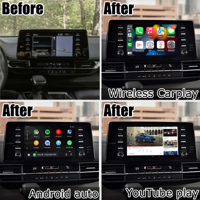 Interface vidéo multimédia pour voiture Interface de lecture automatique Android Pour TOYOTA Sienna