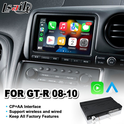 Interface automatique de Lsailt Android Carplay pour Nissan R35 GTR GTR Nismo 2008-2010
