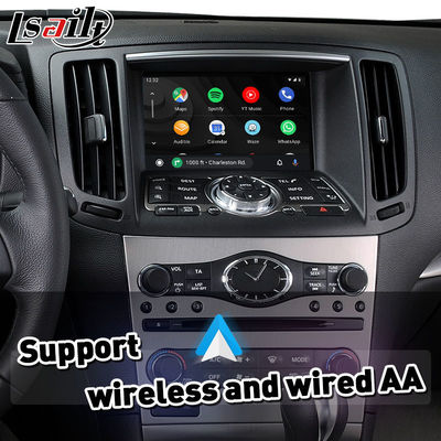 Interface sans fil Android Auto Carplay pour Infiniti G37X G25 G35 G37S G35x G25X G37 de 2008 à 2013