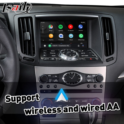 Interface sans fil Android Auto Carplay pour Infiniti G25 G35 G37 Skyline 370GT 350GT (V36) Année 2008-2013