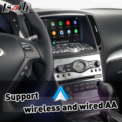 Lsailt Android Auto CP AA OEM Intégration Interface de jeu de voiture Pour Infiniti Q60 2013-2016