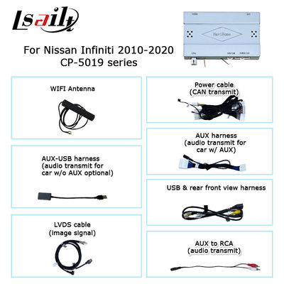 Carplay sans fil Android auto pour Infiniti G37 G25 Q40 Q60 370GT ligne d'horizon 08IT