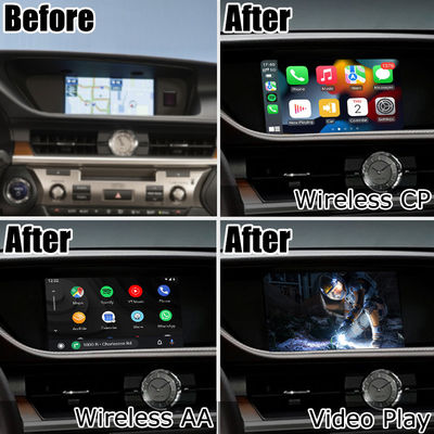 Lexus ES ES350 ES250 ES300h sans fil carplay android auto screen mirroring box module Lsailt
