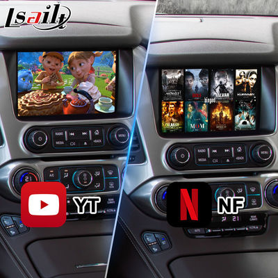 Interface vidéo multimédia Lsailt Android Carplay pour Chevrolet GMC Tahoe 2014-2019