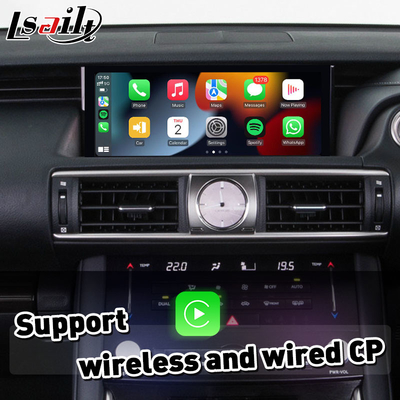 Interface sans fil Android Auto Carplay Pour Lexus IS200T IS300H IS350 F Sport IS 200T Contrôle de souris 2017-2020