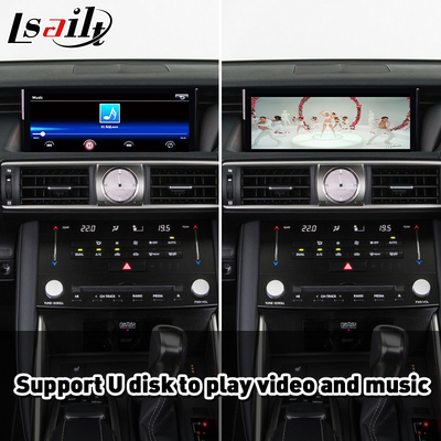 Interface sans fil Android Auto Carplay Pour Lexus IS200T IS300H IS350 F Sport IS 200T Contrôle de souris 2017-2020