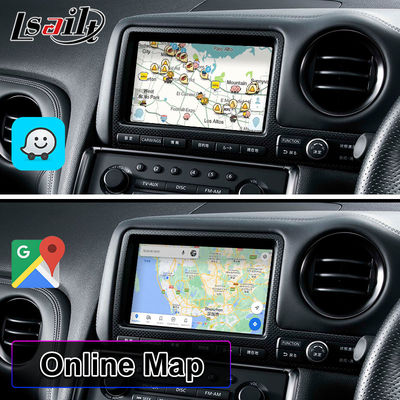 Lsailt Android Carplay écran multimédia pour 2007-2010 Nissan GTR JDM GT-R R35