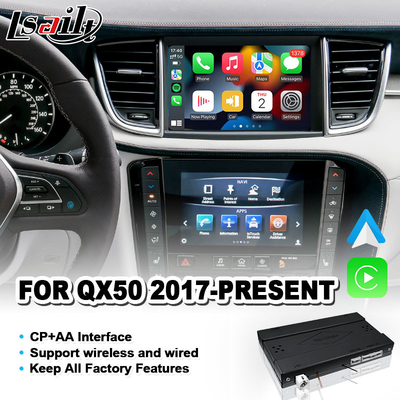 Interface automatique Android sans fil Carplay pour 2017-2022 Infiniti QX50