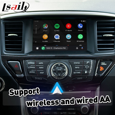 Intégration de voiture sans fil Android Auto Carplay Interface pour 2017-2019 Nissan Pathfinder R52