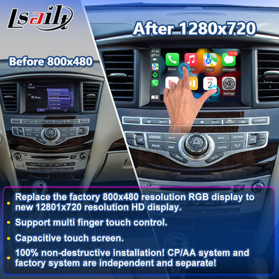 Lsailt Wireless Android Auto Multimedia Carplay Écran pour le 2011-2016 Infiniti JX35 QX60