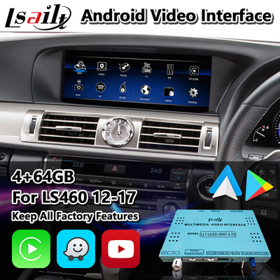 Interface visuelle de multimédia de Lsailt Android pour le F-sport 2012-2017 À ROUES MOTRICES de Lexus LS460 LS600h LS