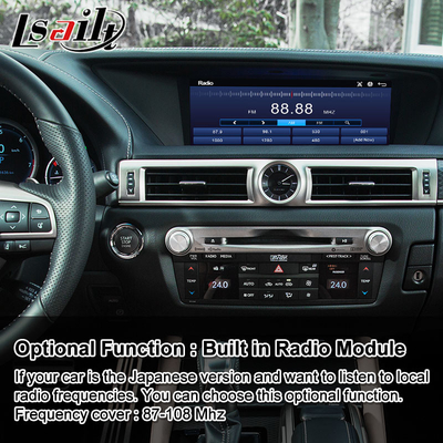 Lsailt Lexus Interface vidéo pour GS350 GS200t GS300h GS450h AWD F Sport 2016-2020