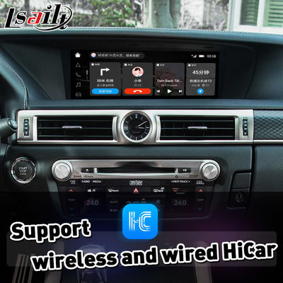Lsailt Android Auto Carplay Interface pour le Lexus GS350 GS200t GS300h GS450h AWD F Sport 2016-2020