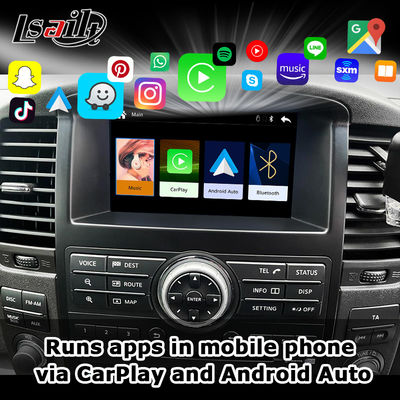 Interface Apple Carplay sans fil pour Pathfinder R51 D40 Navara 08IT avec Android Auto, Bluetooth, WiFi, YouTube Music