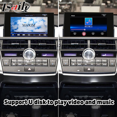 Lsailt / Navihome Android Auto Carplay Interface pour Lexus NX300h NX200t Contrôle des boutons 2014-2017 NX ES RX