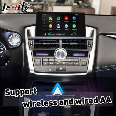 Lsailt / Navihome Android Auto Carplay Interface pour Lexus NX300h NX200t Contrôle des boutons 2014-2017 NX ES RX