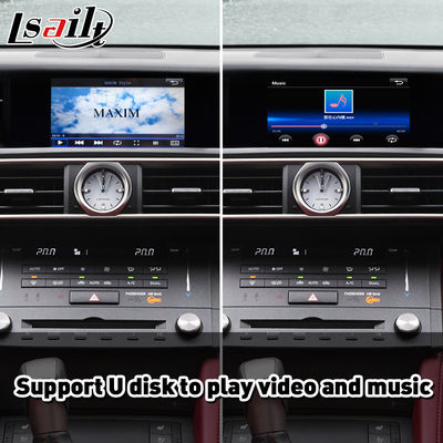Interface Carplay sans fil Lsailt pour Lexus RCF RC300 RC200t RC300h RC350 RC Commande par bouton 2014-2018 IS RX NX